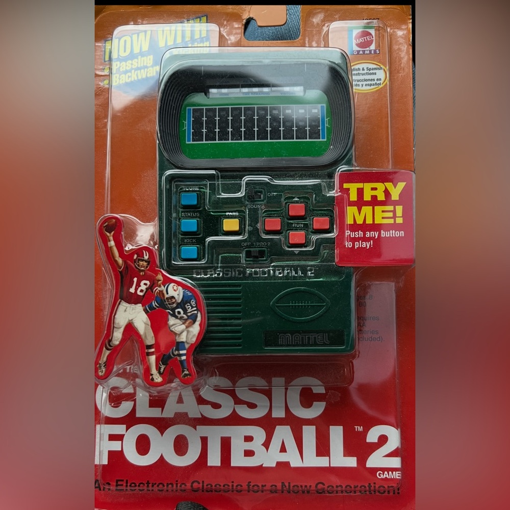 2002 Mattel Classic Football 2 
unopened